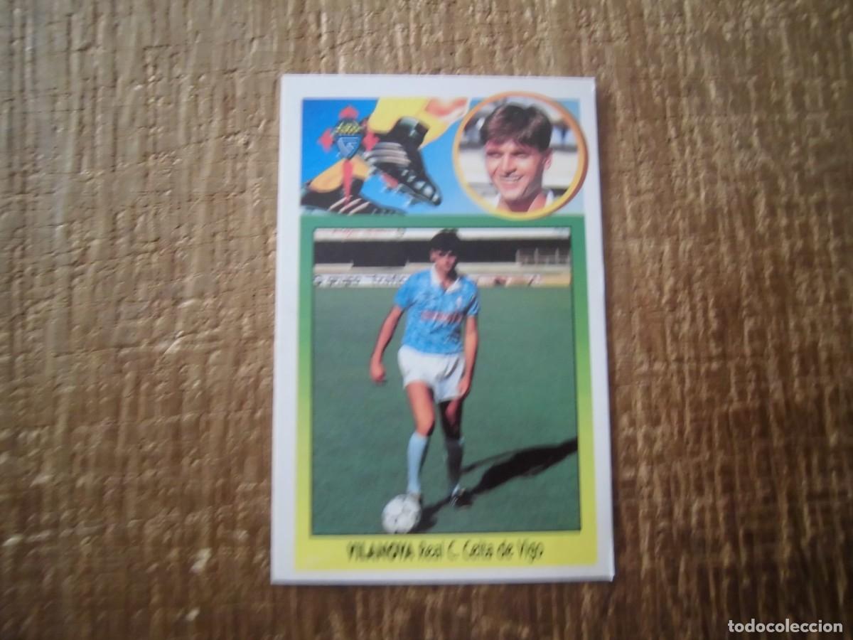 Fu&szlig;ball-Sticker: VILANOVA CELTA LIGA 93-94 EDICIONES ESTE CROMO CART&Oacute;N RECUPERADO