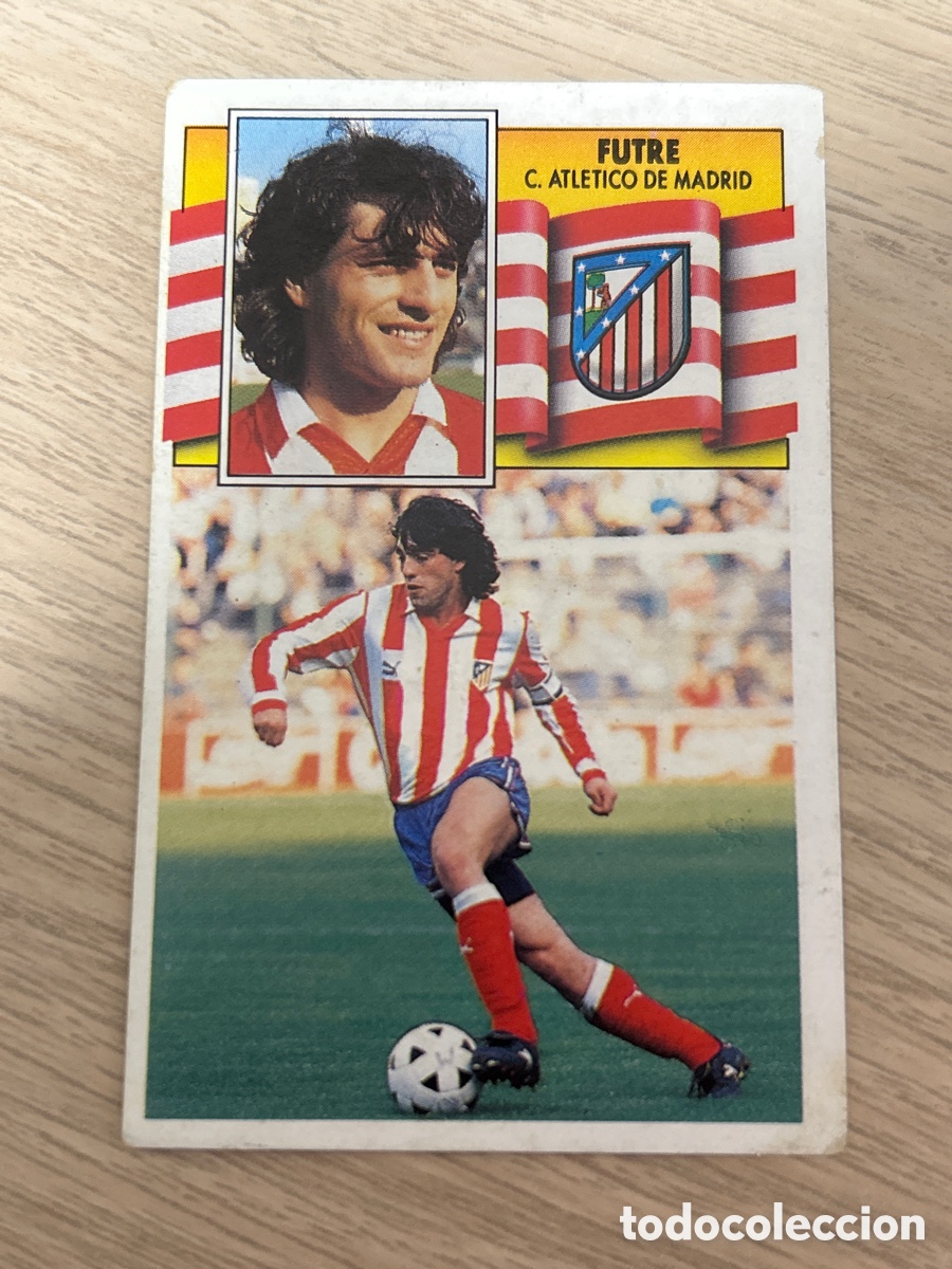 Fu&szlig;ball-Sticker: FUTRE ATLETICO MADRID LIGA ESTE 1990 1991 90 91 NUNCA PEGADO SIN PEGAR