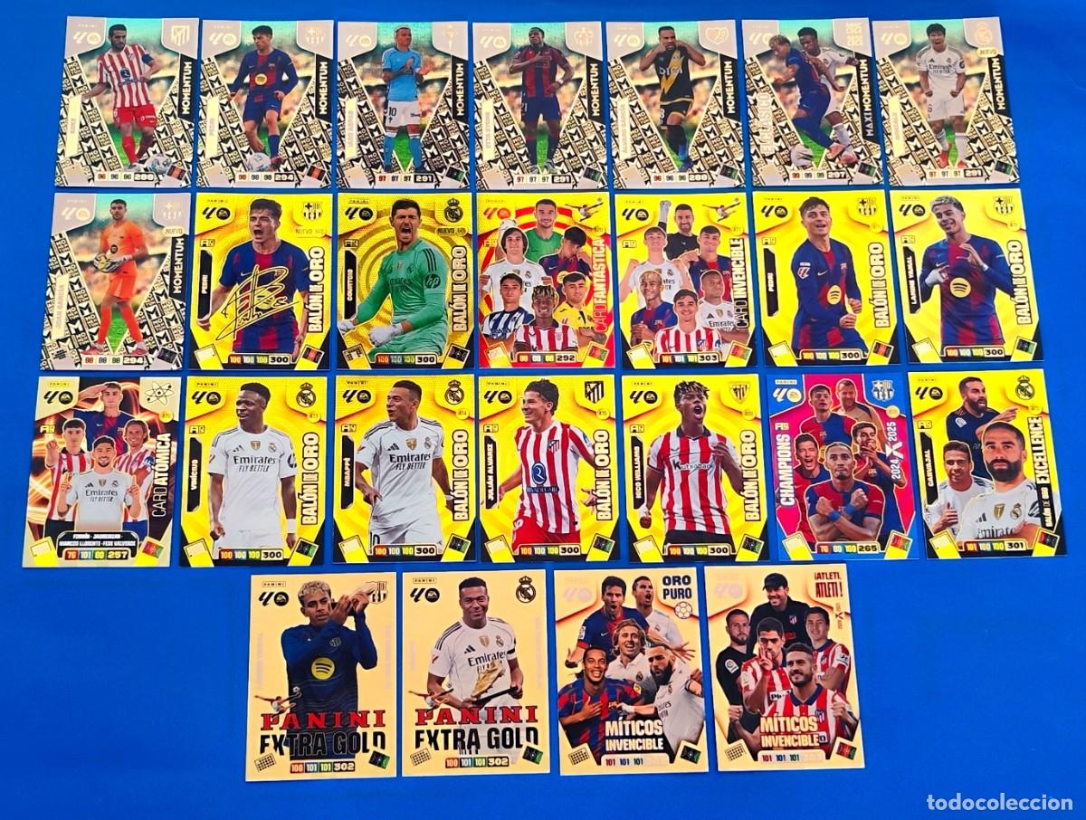 Fu&szlig;ball-Sticker: Adrenalyn 2025 2026 / 25 26 Bal&oacute;n de Oro Momentum Joan Gonzalo Yamal Mbapp&eacute; Juli&aacute;n Pedri Courtois