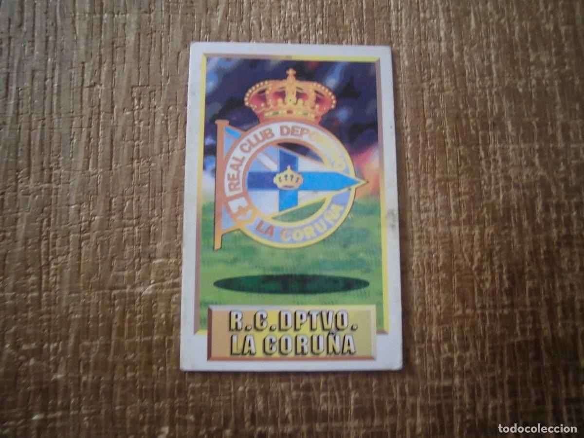 Cromos de F&uacute;tbol: ESCUDO DEPORTIVO DE LA CORU&Ntilde;A LIGA 93-94 EDICIONES ESTE CROMO CART&Oacute;N RECUPERADO