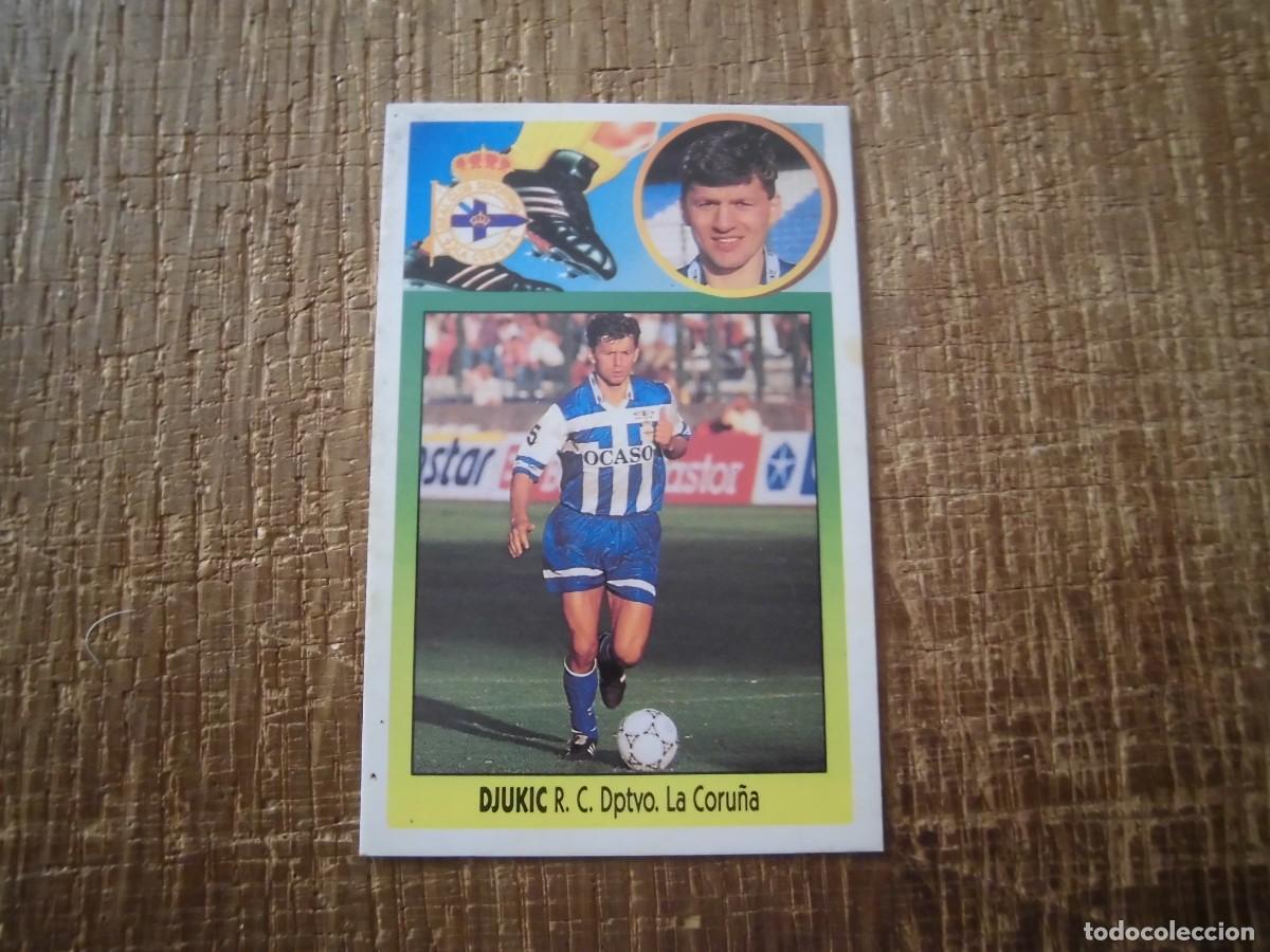 Cromos de F&uacute;tbol: DJUKIC DEPORTIVO DE LA CORU&Ntilde;A LIGA 93-94 EDICIONES ESTE CROMO CART&Oacute;N RECUPERADO