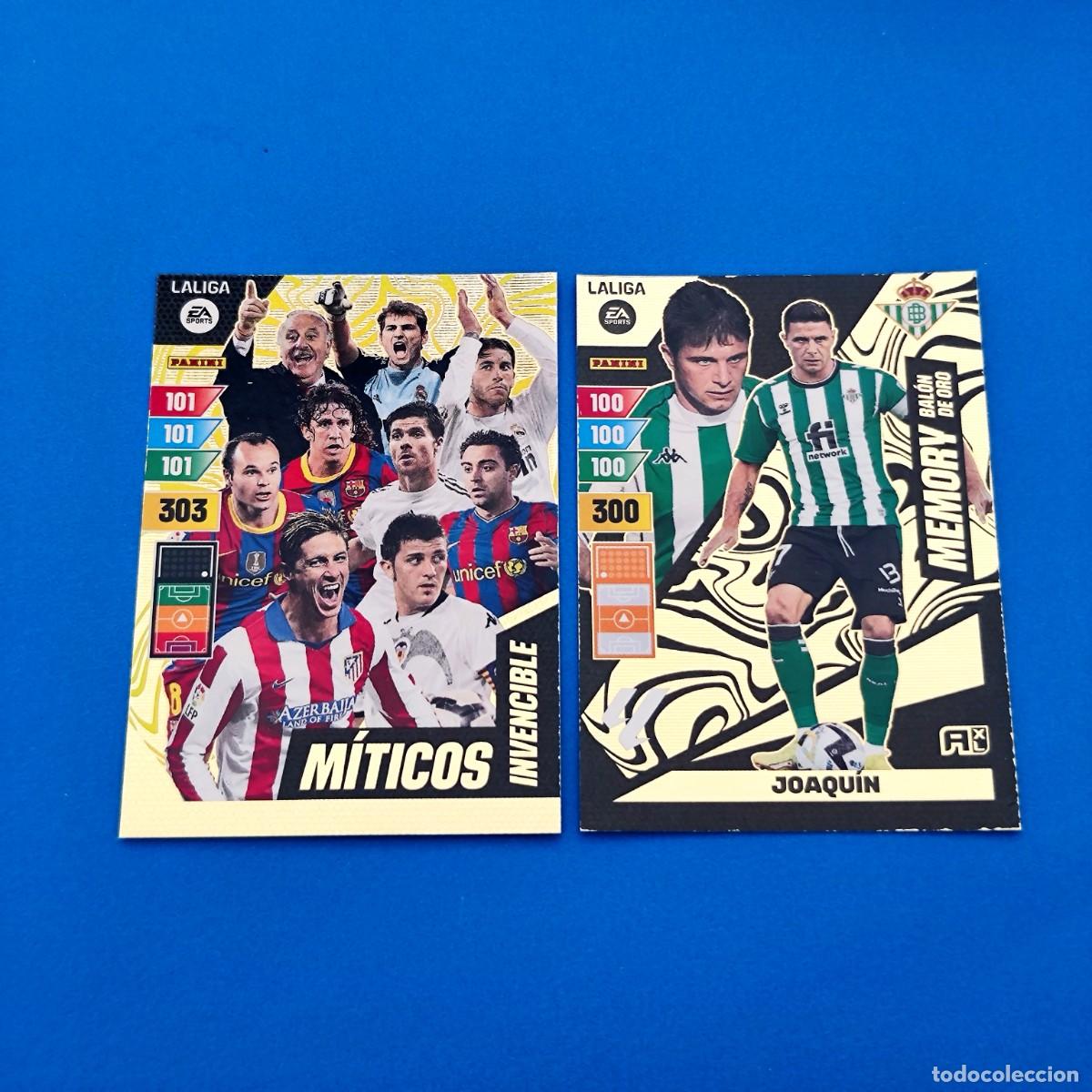 Cromos de F&uacute;tbol: Adrenalyn 2024 2025 / 24 25 Memory Bal&oacute;n de Oro Joaqu&iacute;n Betis - M&iacute;ticos Invencible