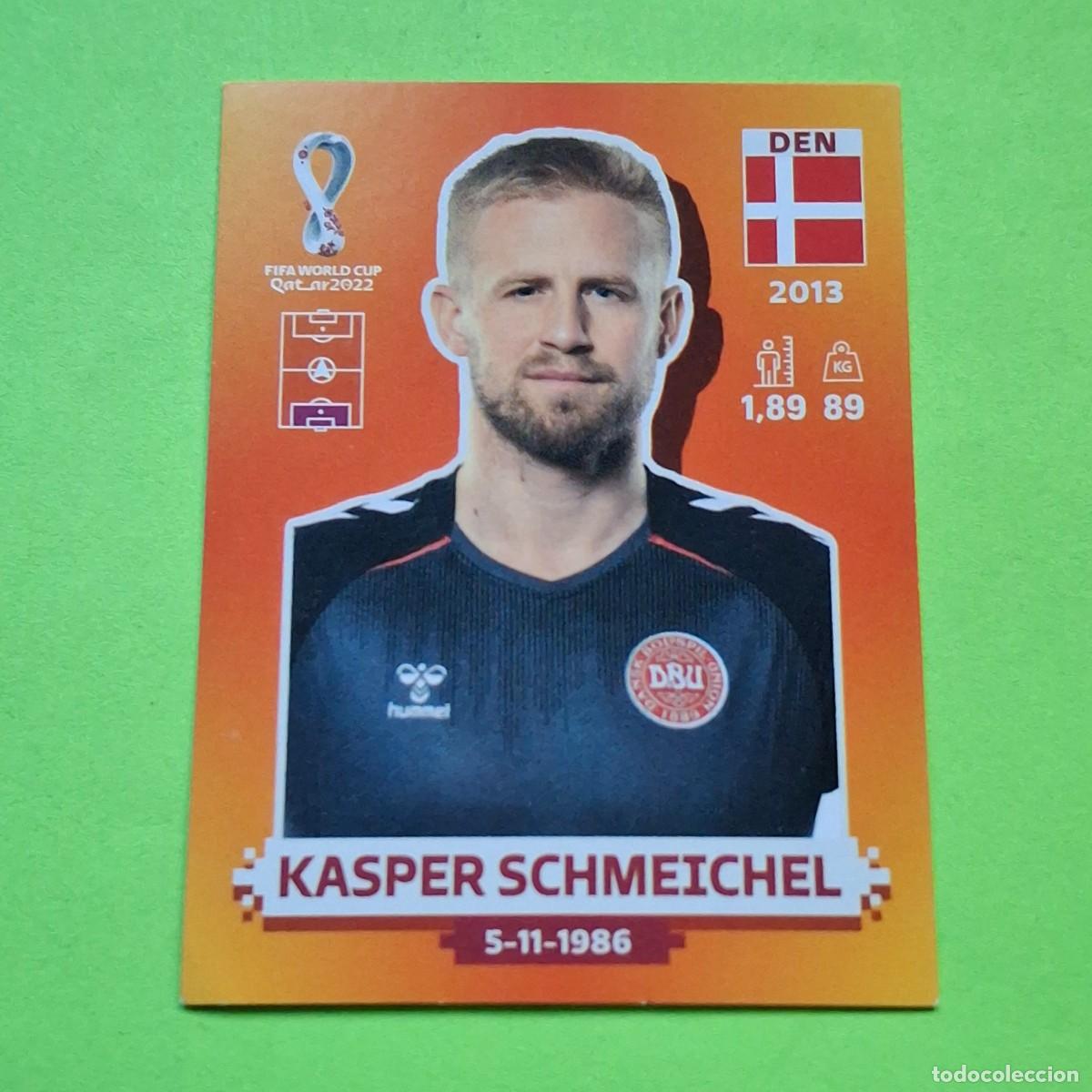 Cromos de F&uacute;tbol: WORLD CUP MUNDIAL QATAR 2022 - VERSION NARANJA SUDAMERICA - DEN 2 DINAMARCA - KASPER SCHMEICHEL