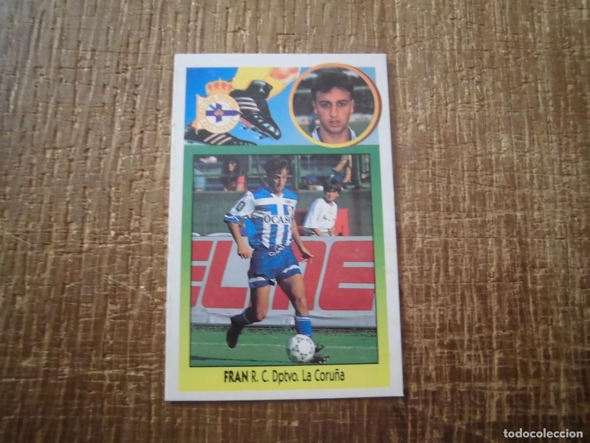 Cromos de F&uacute;tbol: FRAN DEPORTIVO DE LA CORU&Ntilde;A LIGA 93-94 EDICIONES ESTE CROMO CART&Oacute;N RECUPERADO