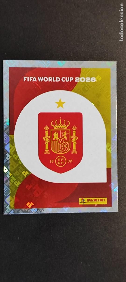 Figurine di Calcio: STICKER FIFA WORLD CUP 2026 ESCUDO ESPA&Ntilde;A # ESP1 PANINI