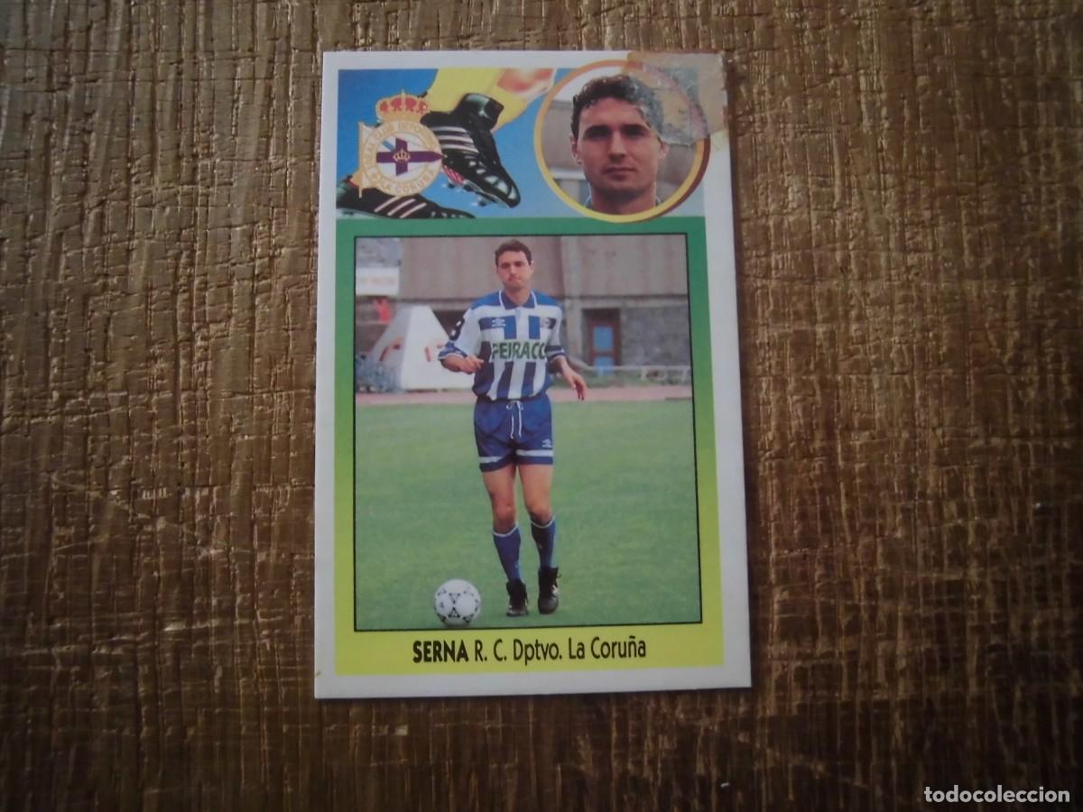 Cromos de F&uacute;tbol: SERNA DEPORTIVO DE LA CORU&Ntilde;A LIGA 93-94 EDICIONES ESTE CROMO CART&Oacute;N RECUPERADO