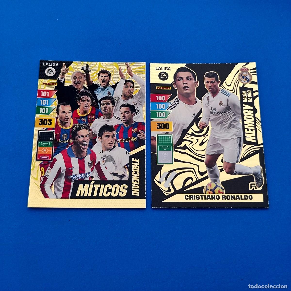Cromos de F&uacute;tbol: Adrenalyn 2024 2025 / 24 25 Memory Bal&oacute;n de Oro Cristiano Ronaldo Real Madrid - M&iacute;ticos Invencible