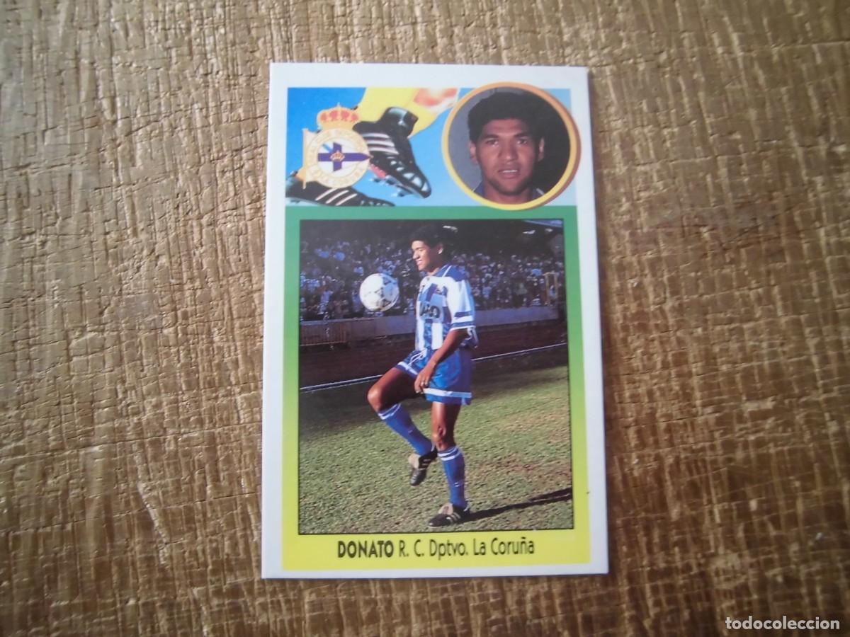 Cromos de F&uacute;tbol: DONATO COLOCA DEPORTIVO DE LA CORU&Ntilde;A LIGA 93-94 EDICIONES ESTE CROMO CART&Oacute;N RECUPERADO
