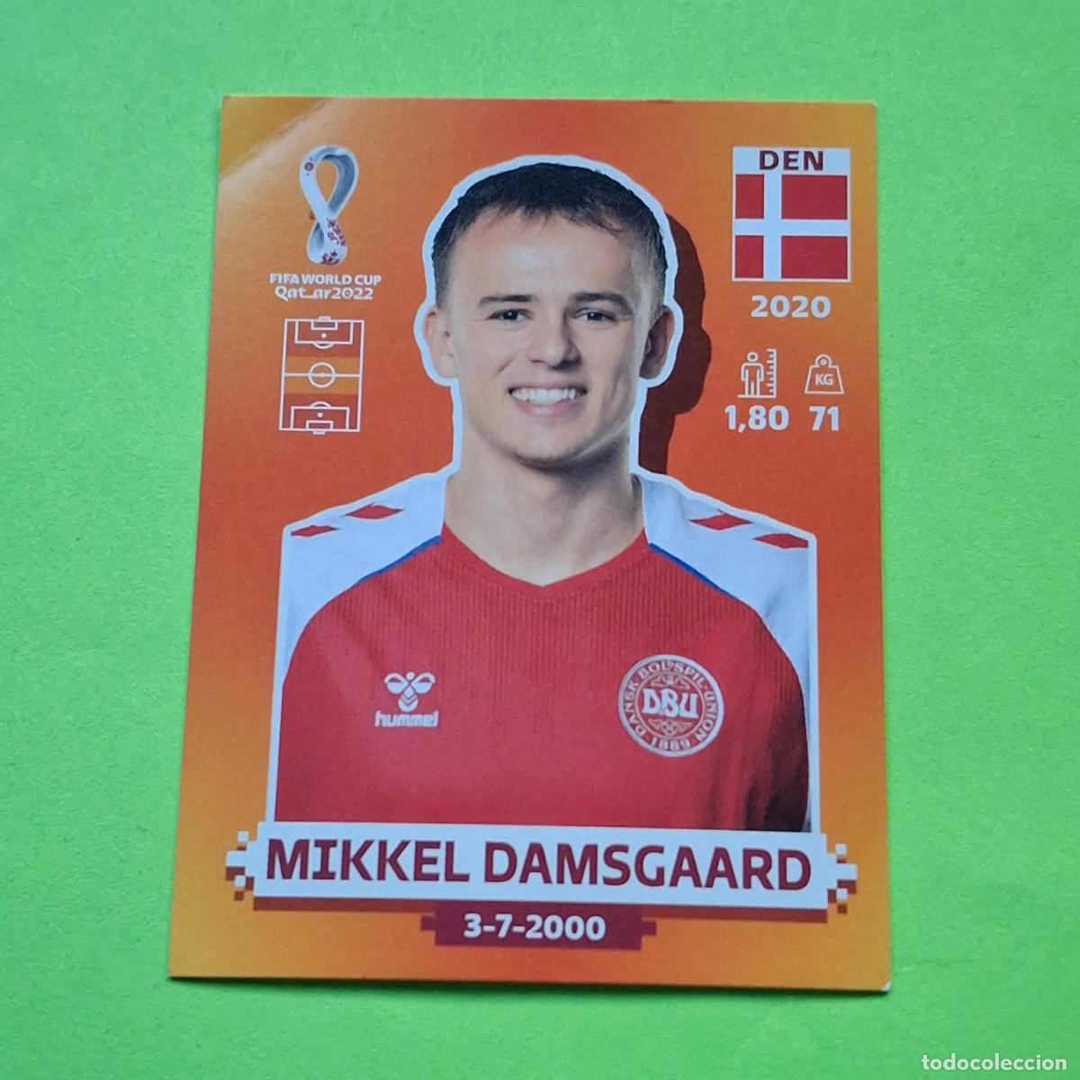 Cromos de Futebol: WORLD CUP MUNDIAL QATAR 2022 - VERSION NARANJA SUDAMERICA - DEN 9 DINAMARCA - MIKKEL DAMSGAARD