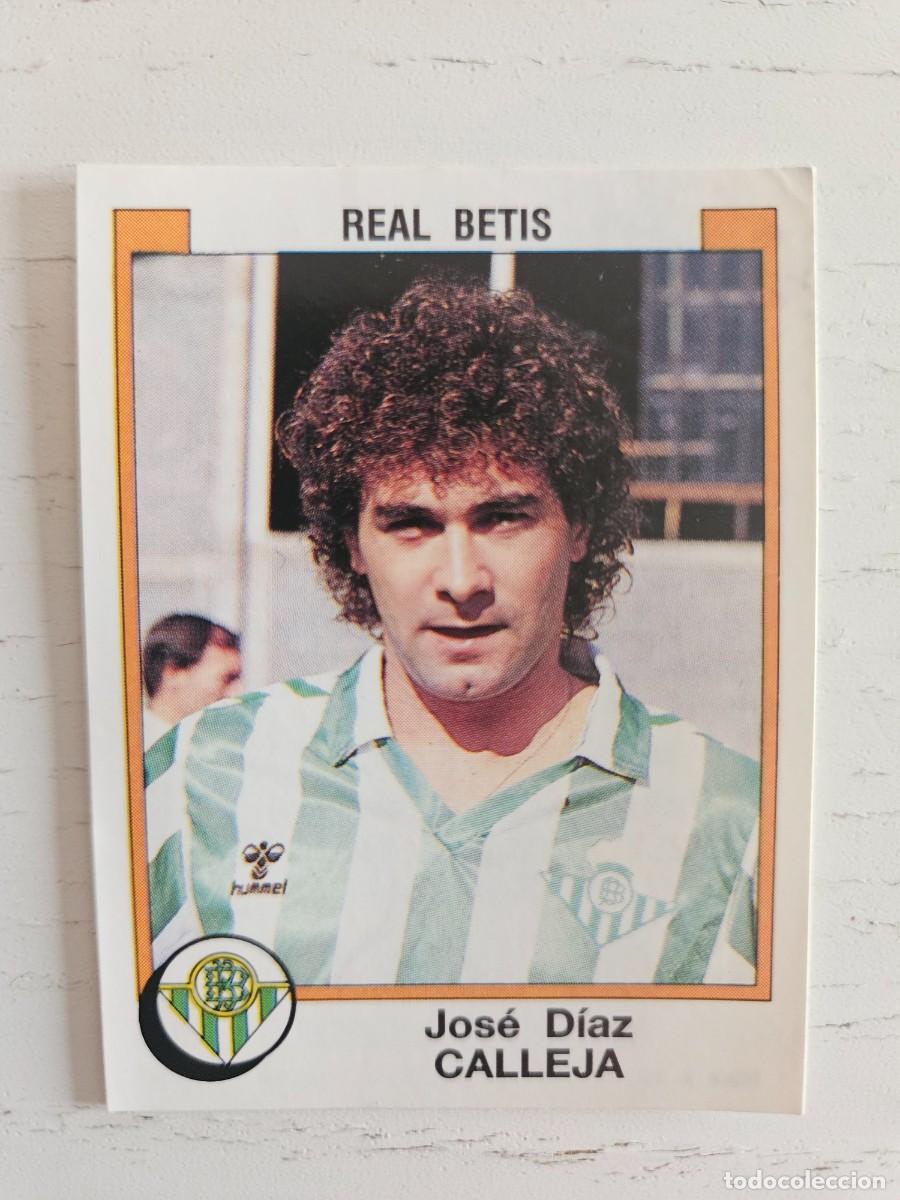 Cromos de F&uacute;tbol: N&deg;69 Calleja (Betis) liga 87-88 F&Uacute;TBOL 88 PANINI. Nunca pegado, NUEVO