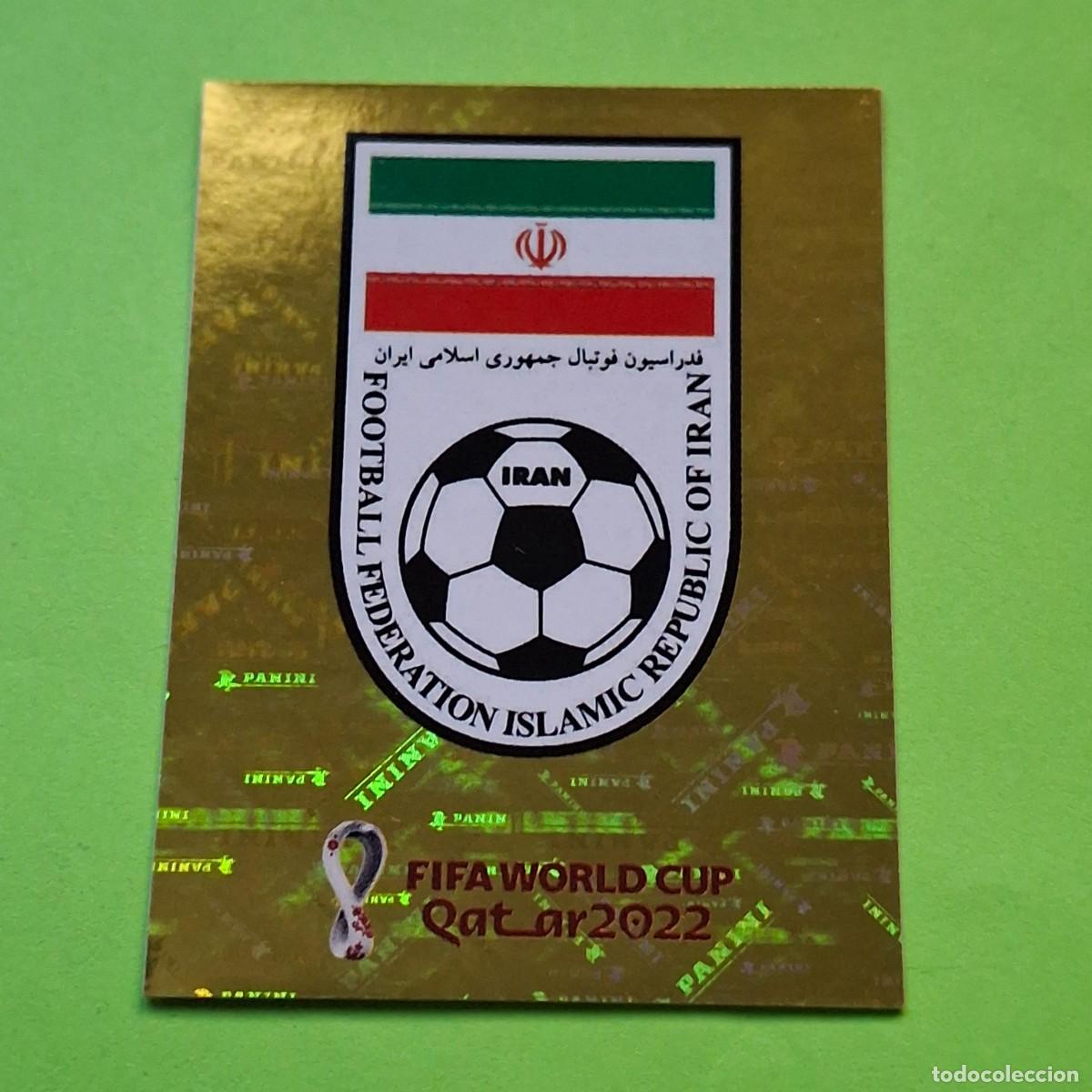 Cromos de F&uacute;tbol: WORLD CUP MUNDIAL QATAR 2022 - VERSION NARANJA SUDAMERICA - IRN 1 IRAN - ESCUDO