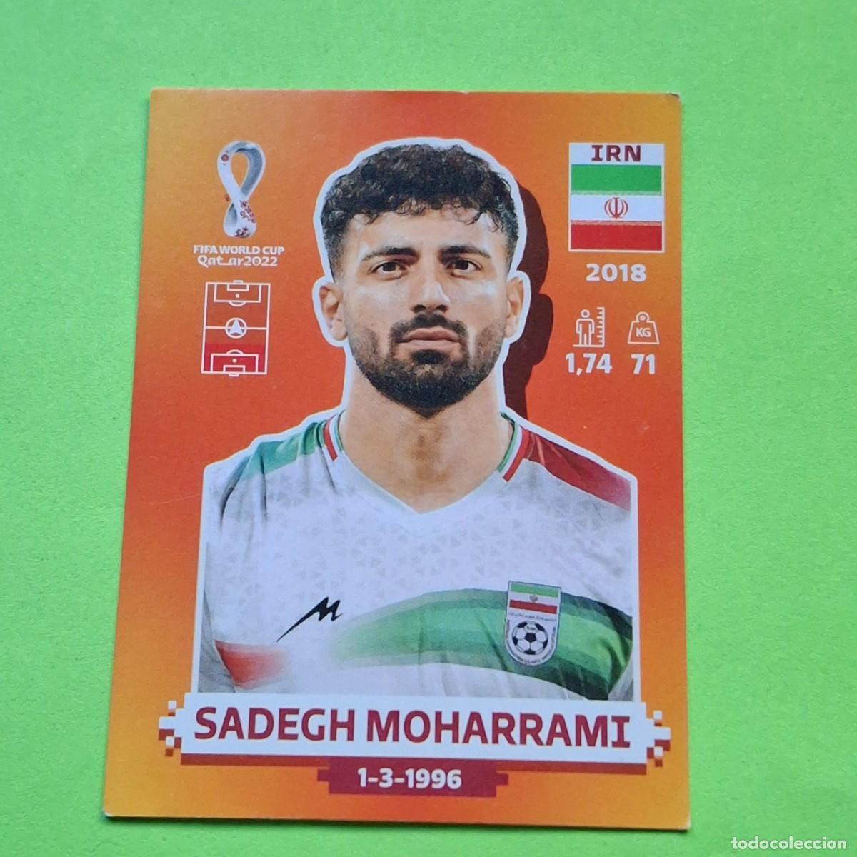 Cromos de F&uacute;tbol: WORLD CUP MUNDIAL QATAR 2022 - VERSION NARANJA SUDAMERICA - IRN 9 IRAN - SADEGH MOHARRAMI