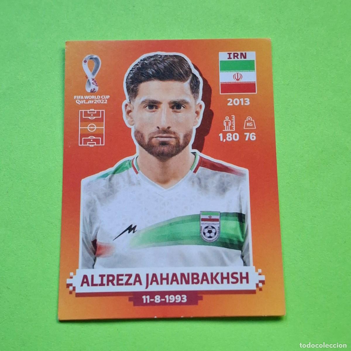 Cromos de F&uacute;tbol: WORLD CUP MUNDIAL QATAR 2022 - VERSION NARANJA SUDAMERICA - IRN 14 IRAN - ALIREZA JAHANBAKHSH