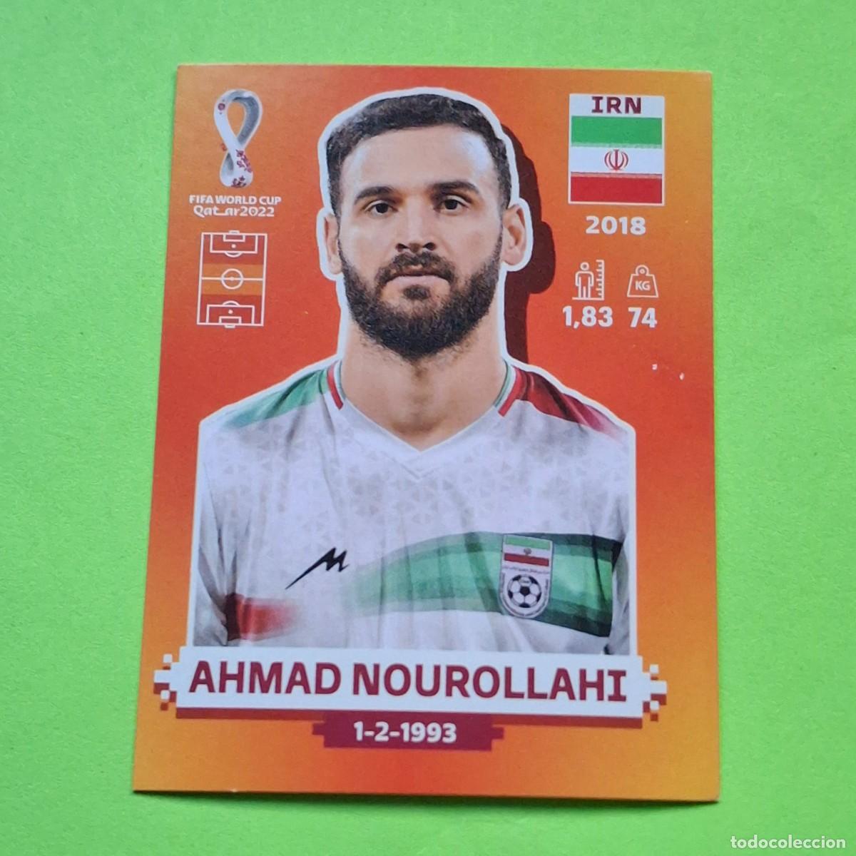 Cromos de F&uacute;tbol: WORLD CUP MUNDIAL QATAR 2022 - VERSION NARANJA SUDAMERICA - IRN 15 IRAN - AHMAD NOUROLLAHI