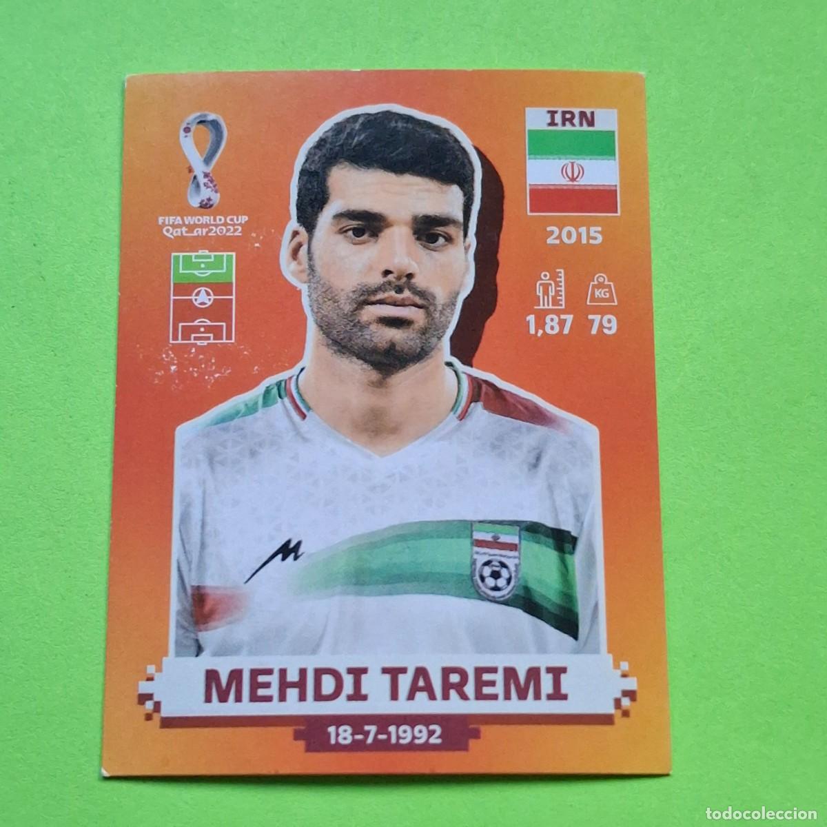 Cromos de F&uacute;tbol: WORLD CUP MUNDIAL QATAR 2022 - VERSION NARANJA SUDAMERICA - IRN 19 IRAN - MEHDI TAREMI