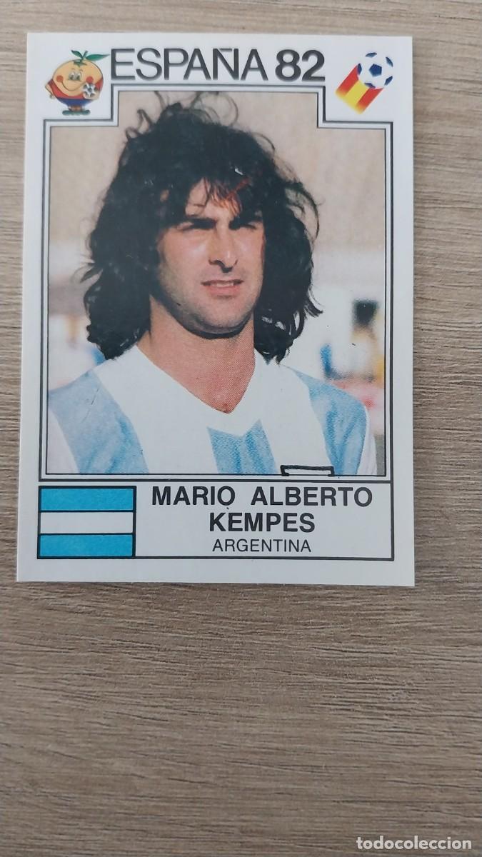 Cromos de F&uacute;tbol: MARIO ALBERTO KEMPES 180 ARGENTINA MUNDIAL ESPA&Ntilde;A 1982 82 MUNDIAL PANINI NUNCA PEGADO SIN PEGAR