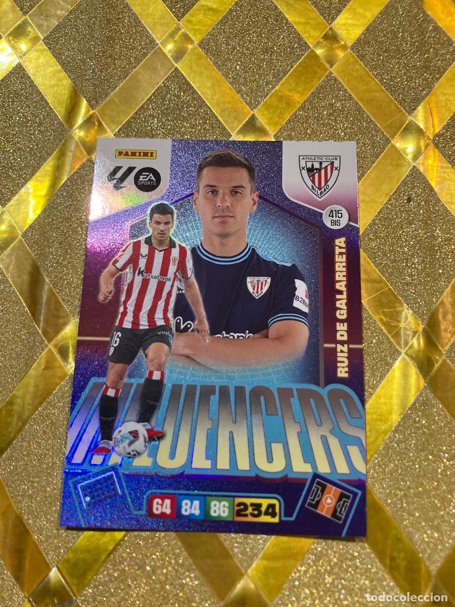 Cromos de F&uacute;tbol: CROMO DE FUTBOL 415 BIS GALARRETA ATHLETIC BILBAO INFLUENCER PREMIUM ADRENALYN 2025 2026 PANINI !