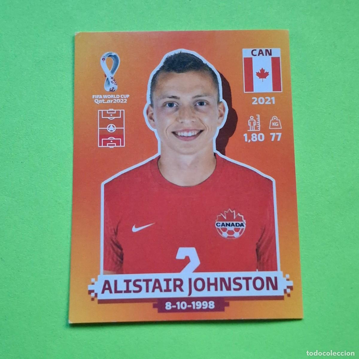 Cromos de F&uacute;tbol: WORLD CUP MUNDIAL QATAR 2022 - VERSION NARANJA SUDAMERICA - CAN 6 CANADA - ALISTAIR JOHNSTON