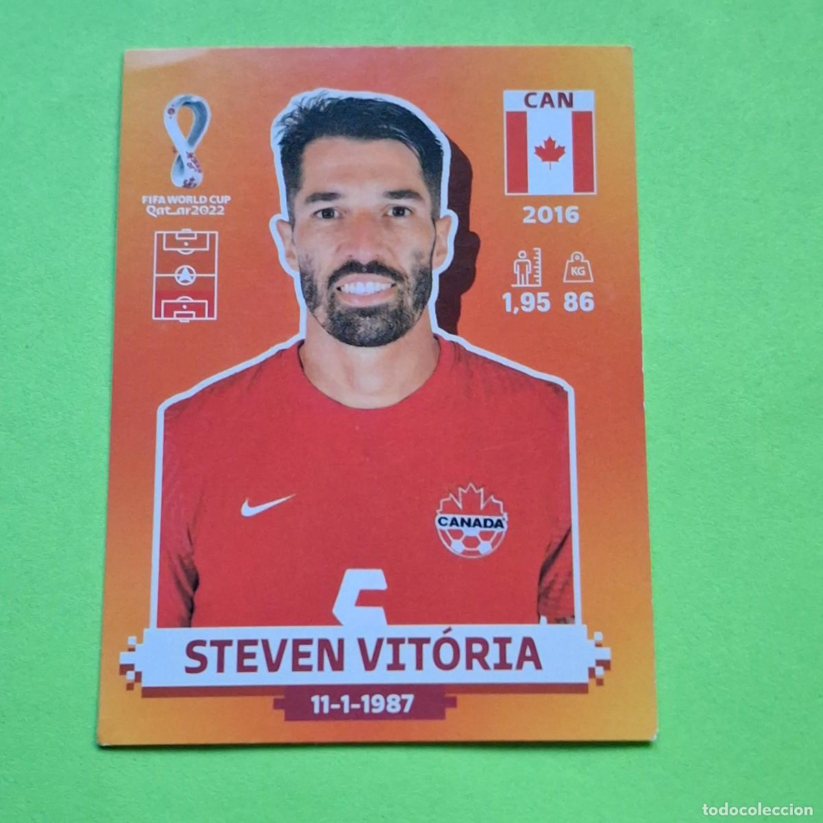 Cromos de F&uacute;tbol: WORLD CUP MUNDIAL QATAR 2022 - VERSION NARANJA SUDAMERICA - CAN 9 CANADA - STEVEN VITORIA