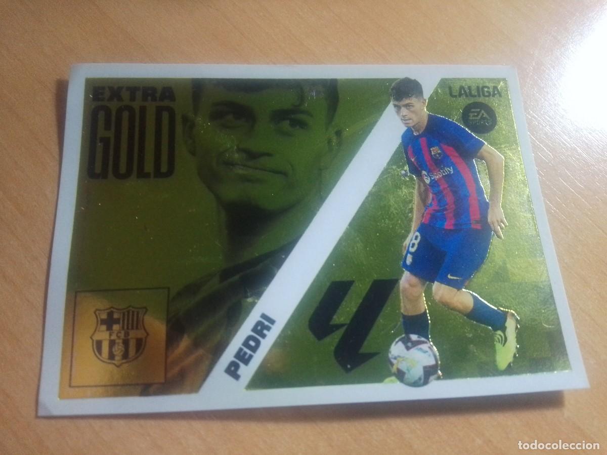 Fu&szlig;ball-Sticker: PEDRI EXTRA GOLF BARCELONA 23 24 LUGA ESTE 2023 2024 SIN PEGAR