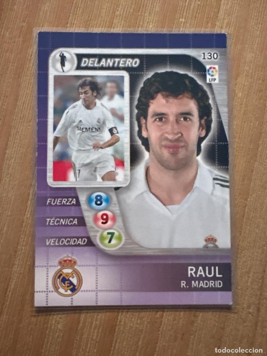 Cromos de F&uacute;tbol: 21. CROMO DERBY TOTAL PANINI REAL MADRID RA&Uacute;L N 130 2005-06 05-06