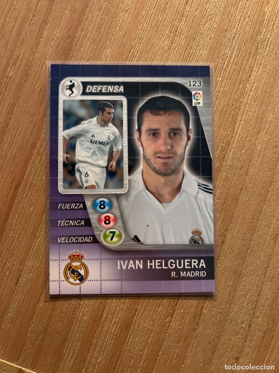 Cromos de F&uacute;tbol: 21. CROMO DERBY TOTAL PANINI REAL MADRID IV&Aacute;N HELGUERA N 123 2005-06 05-06