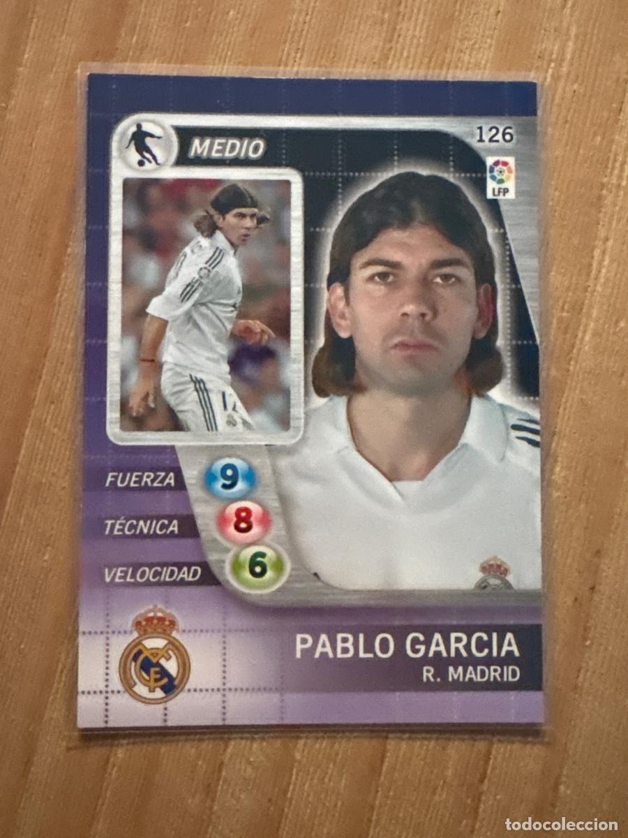 Cromos de F&uacute;tbol: 21. CROMO DERBY TOTAL PANINI REAL MADRID PABLO GARCIA N 126 2005-06 05-06