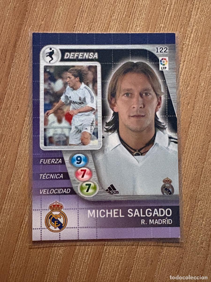 Cromos de F&uacute;tbol: 21. CROMO DERBY TOTAL PANINI REAL MADRID M&Iacute;CHEL SALGADO N 122 2005-06 05-06