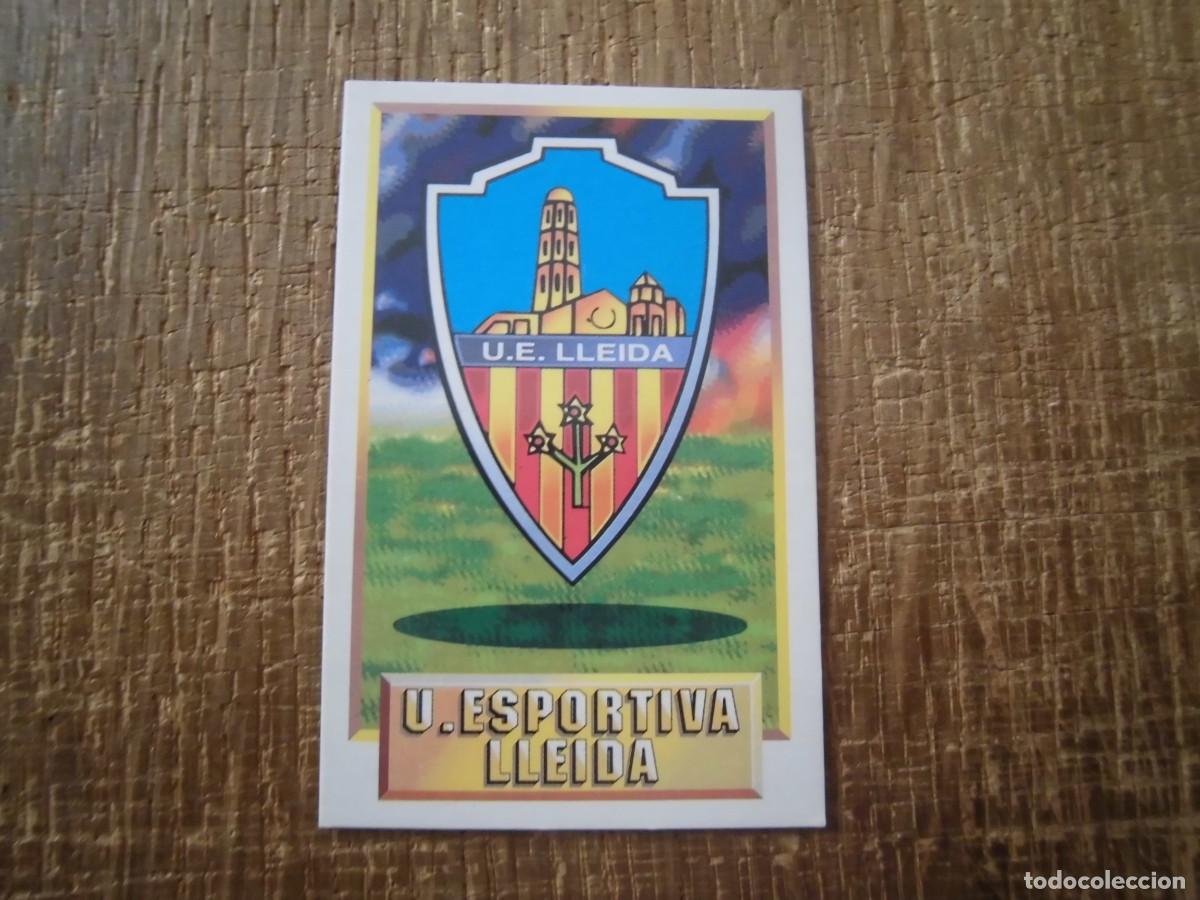 Cromos de F&uacute;tbol: ESCUDO LLEIDA LIGA 93-94 EDICIONES ESTE CROMO CART&Oacute;N RECUPERADO