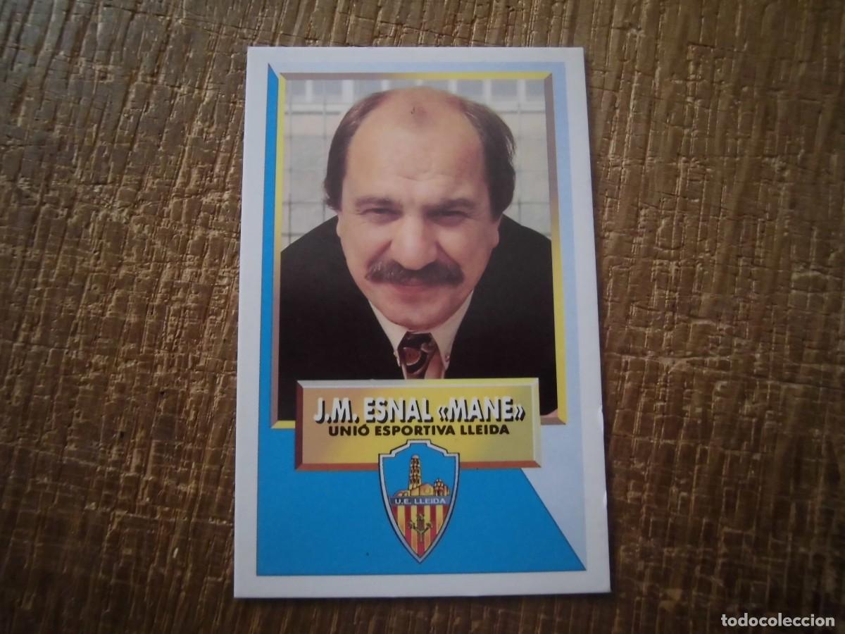 Cromos de F&uacute;tbol: ENTRENADOR MAN&Eacute; LLEIDA LIGA 93-94 EDICIONES ESTE CROMO CART&Oacute;N RECUPERADO