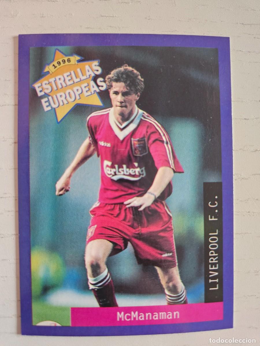 Cromos de F&uacute;tbol: Cromo ESTRELLAS EUROPEAS Panini 1996 96 - LIVERPOOL - McMANAMAN 64