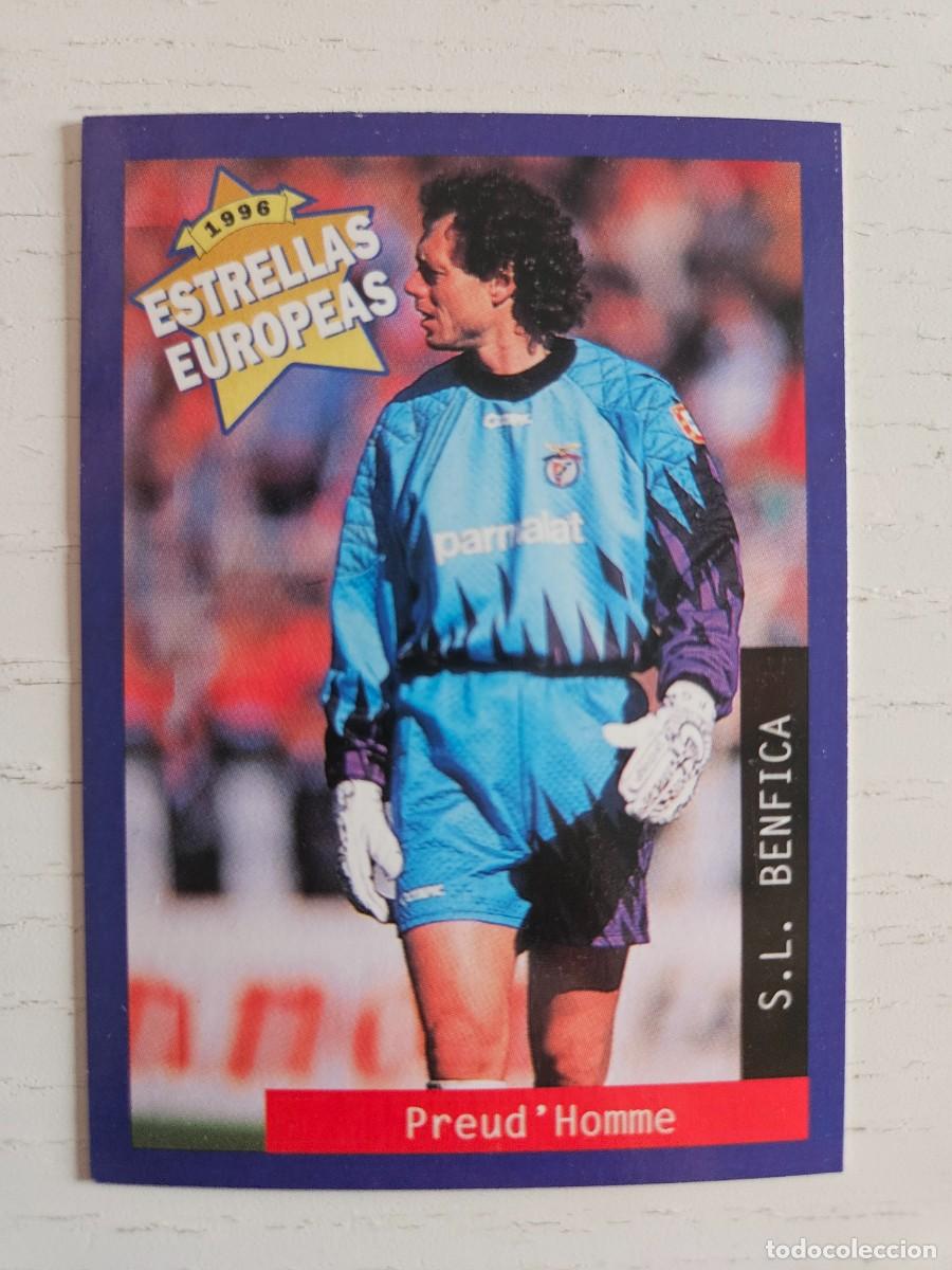 Cromos de F&uacute;tbol: Cromo ESTRELLAS EUROPEAS Panini 1996 96 - BENFICA - PREUD' HOMME 82