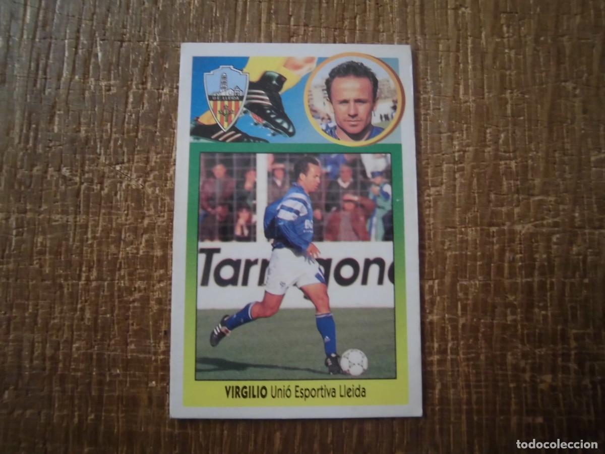Figurine di Calcio: VIRGILIO LLEIDA LIGA 93-94 EDICIONES ESTE CROMO CART&Oacute;N RECUPERADO