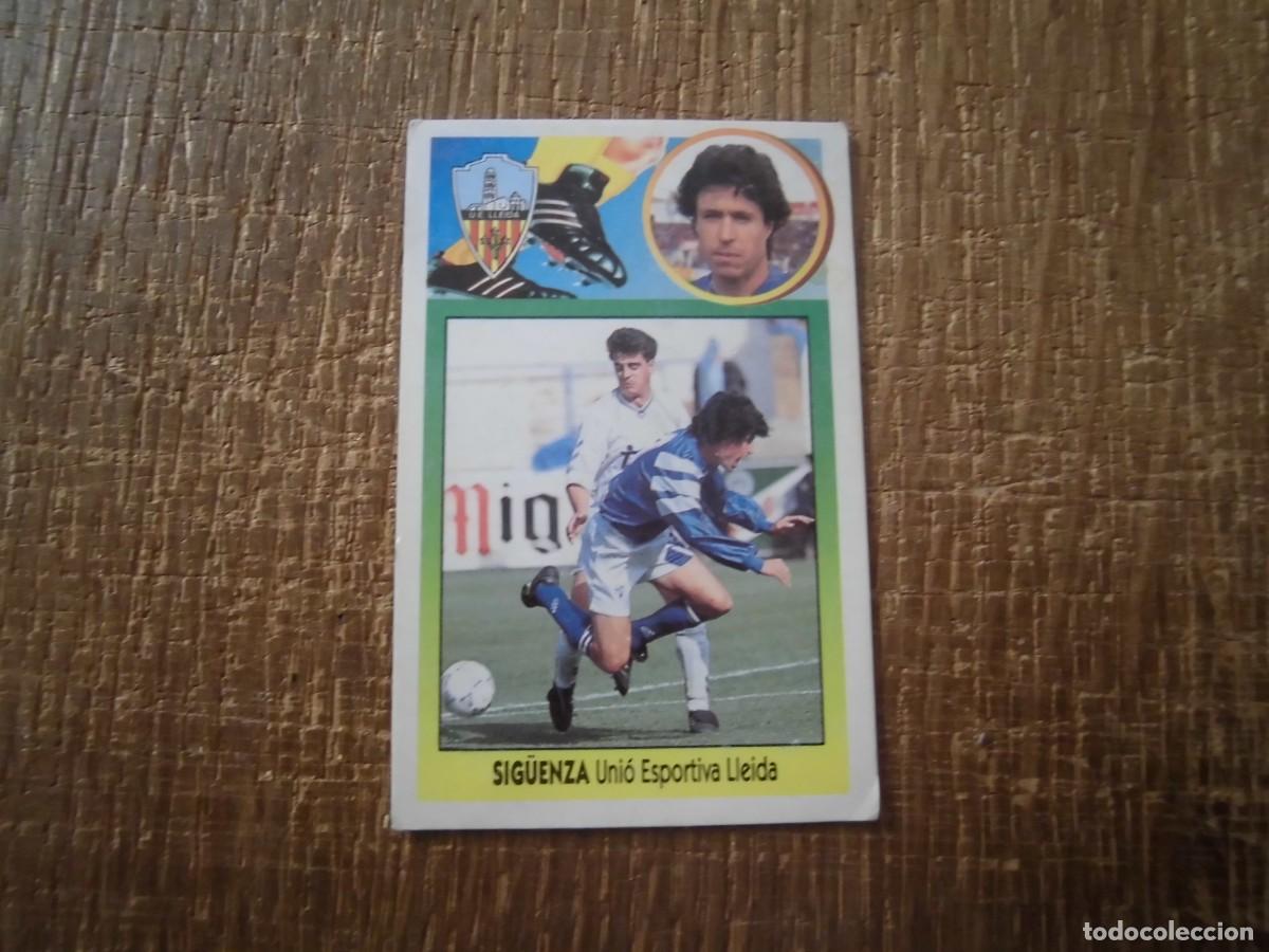Figurine di Calcio: SIG&Uuml;ENZA BAJA LLEIDA LIGA 93-94 EDICIONES ESTE CROMO CART&Oacute;N RECUPERADO