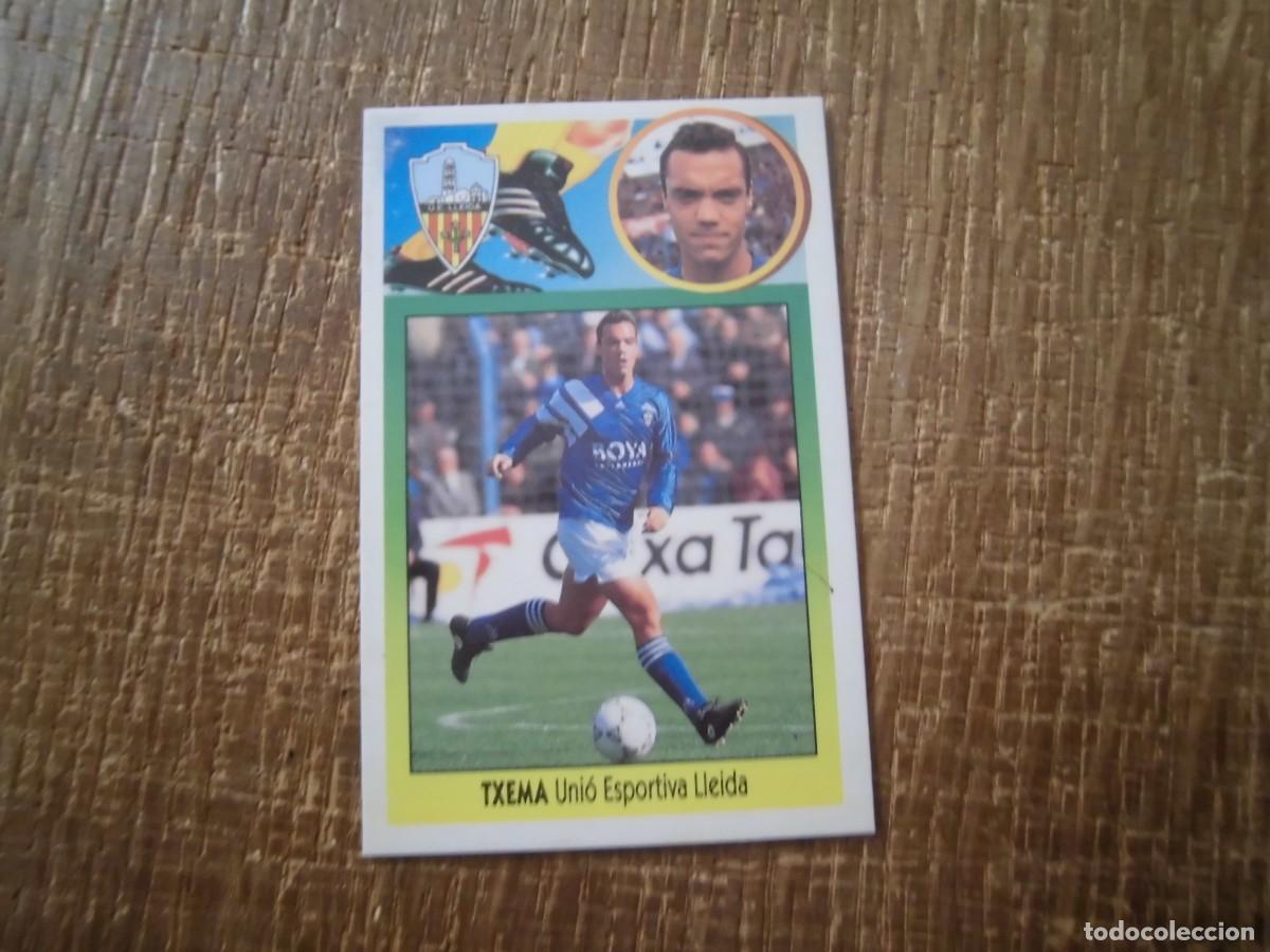 Fu&szlig;ball-Sticker: TXEMA LLEIDA LIGA 93-94 EDICIONES ESTE CROMO CART&Oacute;N RECUPERADO