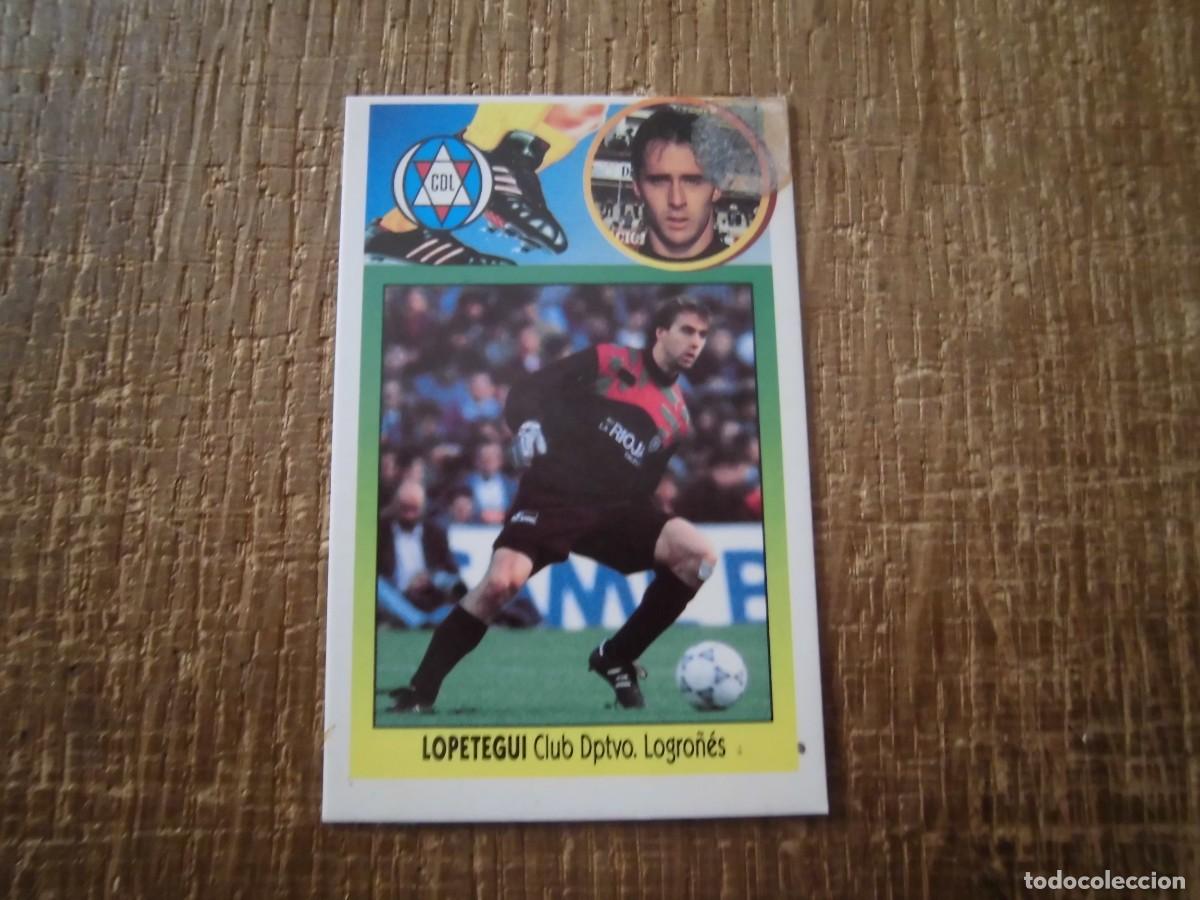 Cromos de F&uacute;tbol: LOPETEGUI LOGRO&Ntilde;&Eacute;S LIGA 93-94 EDICIONES ESTE CROMO CART&Oacute;N RECUPERADO