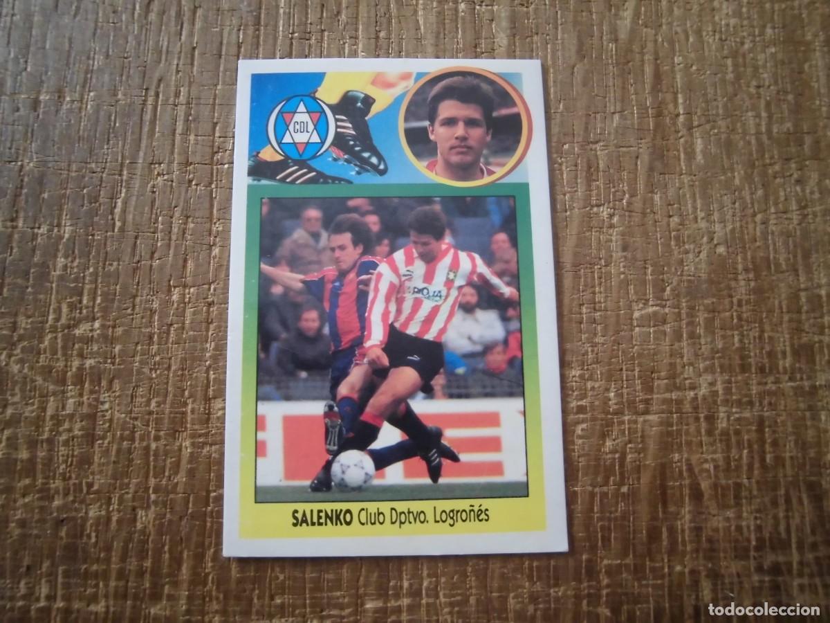 Cromos de F&uacute;tbol: SALENKO LOGRO&Ntilde;&Eacute;S LIGA 93-94 EDICIONES ESTE CROMO CART&Oacute;N RECUPERADO