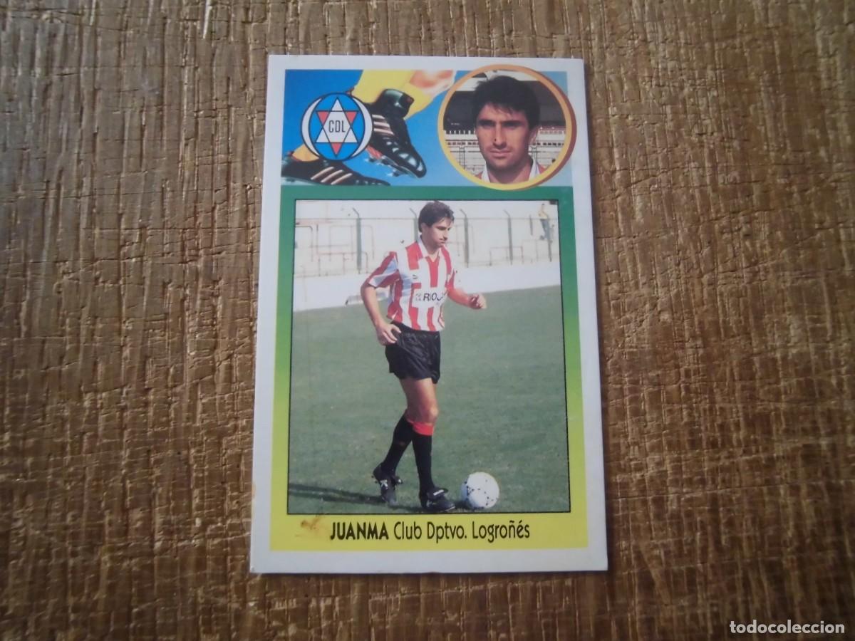 Cromos de F&uacute;tbol: JUANMA LOGRO&Ntilde;&Eacute;S LIGA 93-94 EDICIONES ESTE CROMO CART&Oacute;N RECUPERADO