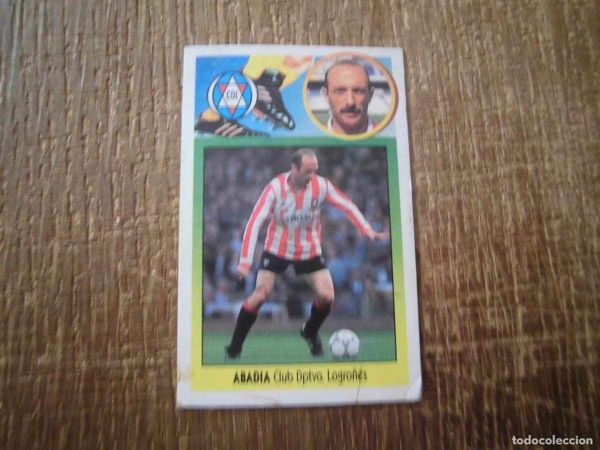 Cromos de F&uacute;tbol: ABAD&Iacute;A BAJA LOGRO&Ntilde;&Eacute;S LIGA 93-94 EDICIONES ESTE CROMO CART&Oacute;N RECUPERADO