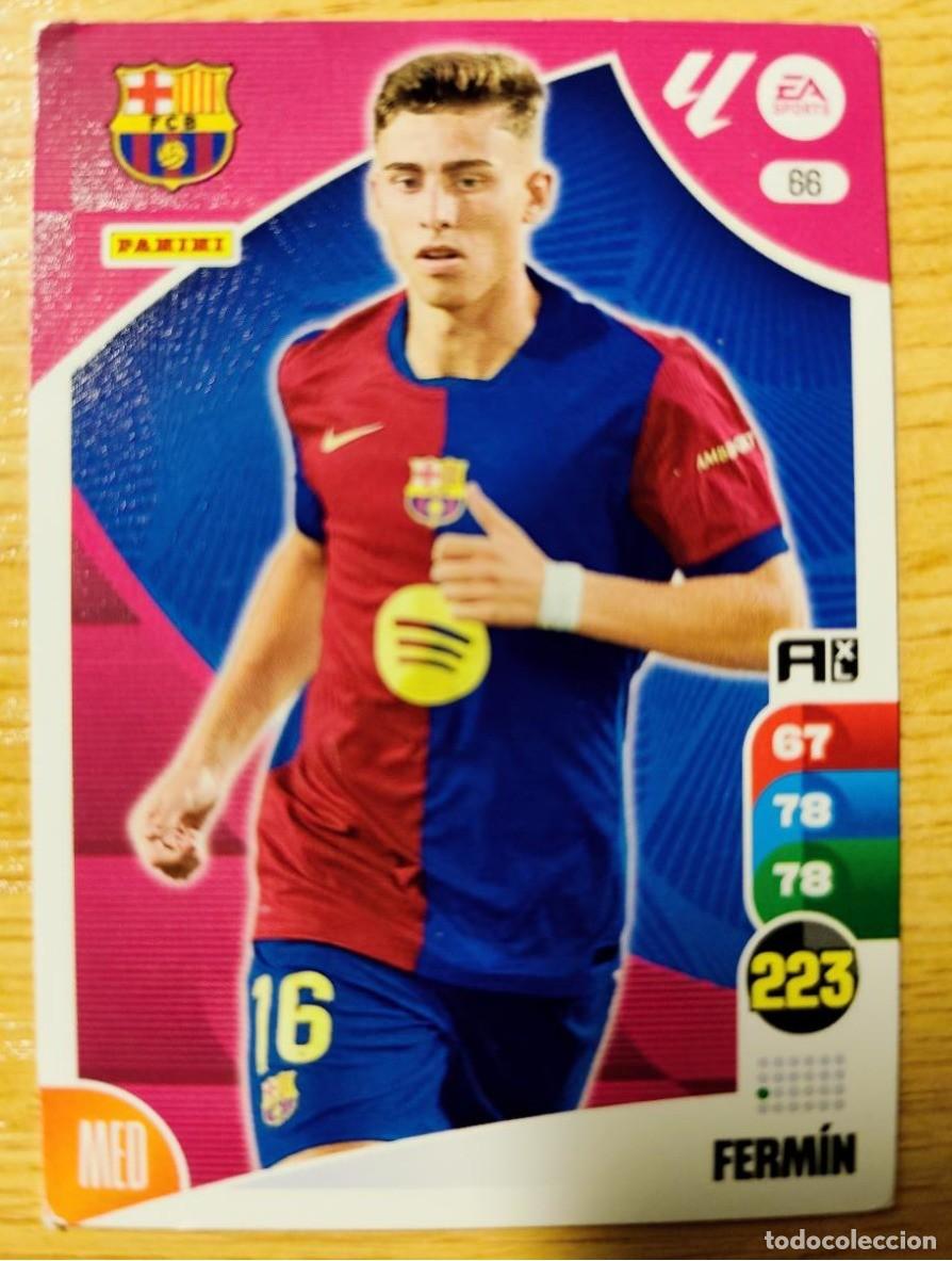 Cromos de F&uacute;tbol: CARD FOOTBALL ADRENALYN XL FERMIN 66 BARCELONA CROMO LIGA 2024 2025 24 25 PANINI