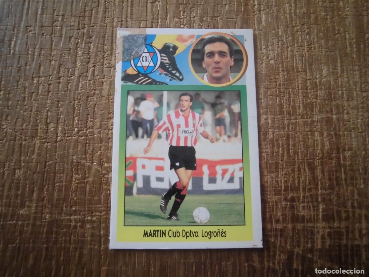 Cromos de F&uacute;tbol: MART&Iacute;N LOGRO&Ntilde;&Eacute;S LIGA 93-94 EDICIONES ESTE CROMO CART&Oacute;N RECUPERADO