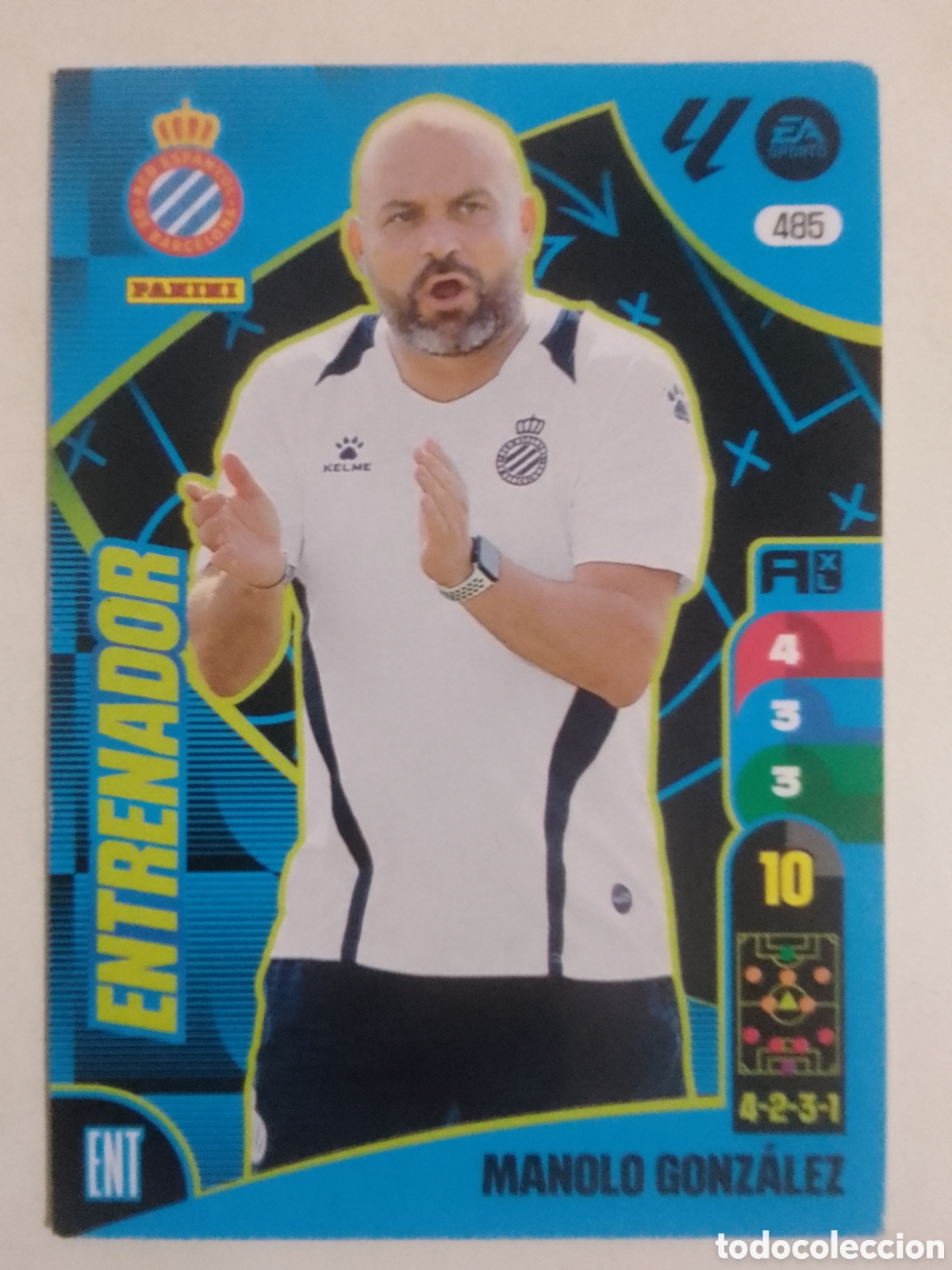 Cromos de F&uacute;tbol: Adrenalyn XL 2024-25 n&deg; 485 Manolo Gonz&aacute;lez &bull; Espanyol.