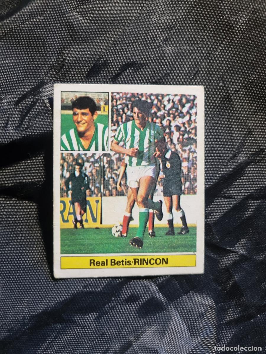 Cromos de F&uacute;tbol: FICHAJE N&ordm; 6. RINCON. BETIS. SIN PEGAR. ESTE 81/82,1981/82,1981/1982. PEDIDO MINIMO 3&euro;