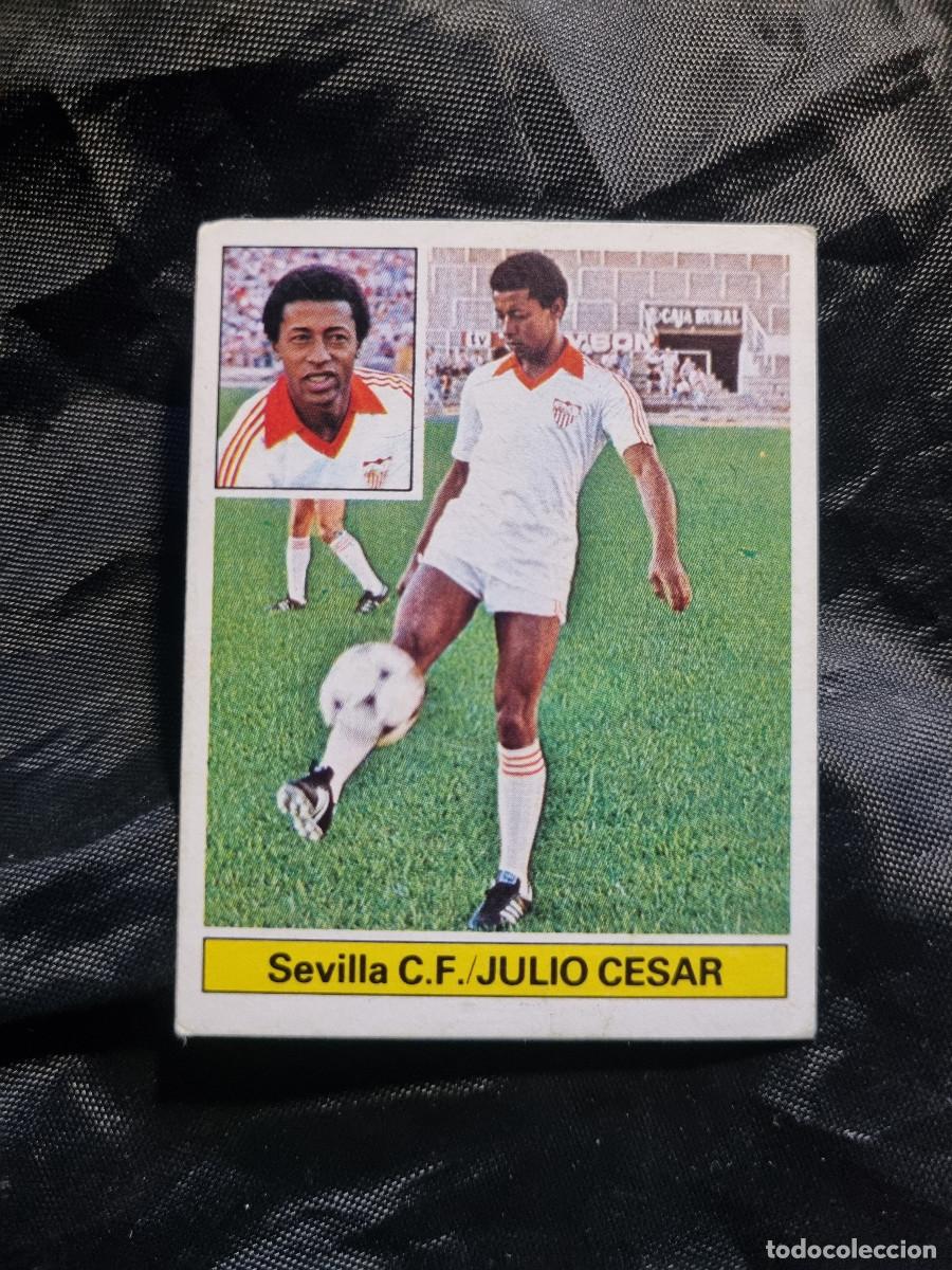 Cartes &agrave; collectionner de Football: FICHAJE N&ordm; 24. JULIO CESAR. SEVILLA. SIN PEGAR. ESTE 81/82,1981/82,1981/1982. PEDIDO MINIMO 3&euro;