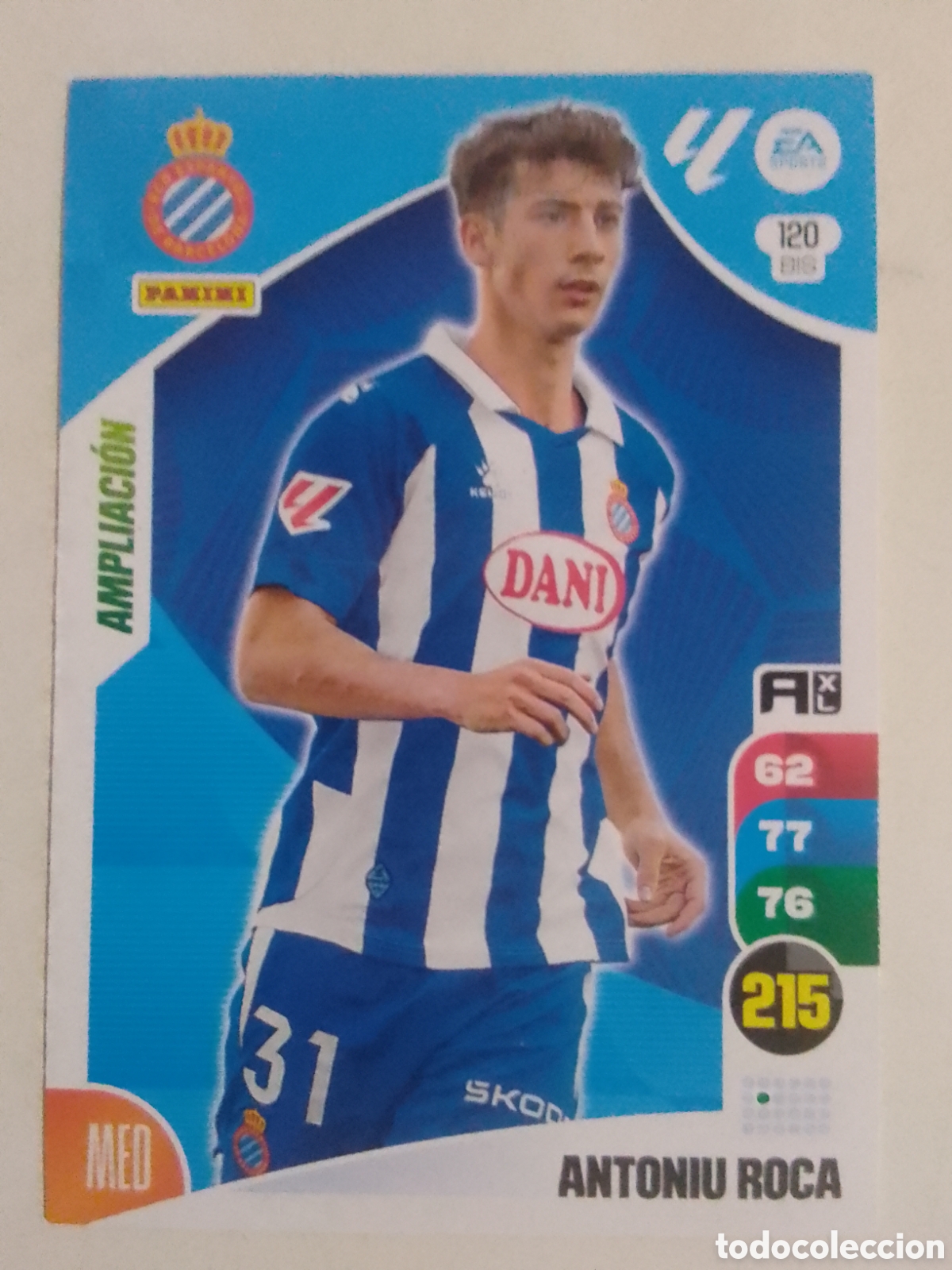 Cromos de F&uacute;tbol: Adrenalyn XL 2024-25 n&deg; 120 BIS Antoniu Roca &bull; Espanyol. AMPLIACI&Oacute;N.