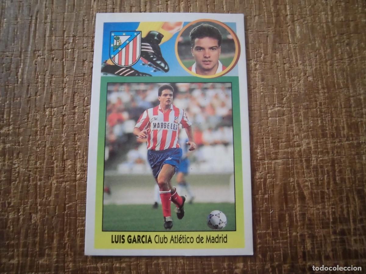Cromos de F&uacute;tbol: LUIS GARC&Iacute;A ATL&Eacute;TICO DE MADRID LIGA 93-94 EDICIONES ESTE CROMO CART&Oacute;N RECUPERADO