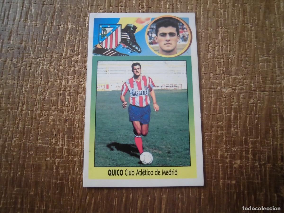 Cromos de F&uacute;tbol: QUICO ATL&Eacute;TICO DE MADRID LIGA 93-94 EDICIONES ESTE CROMO CART&Oacute;N RECUPERADO