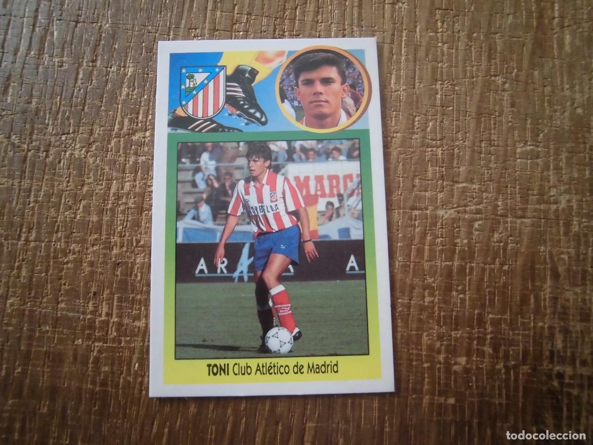 Cromos de F&uacute;tbol: TONI ATL&Eacute;TICO DE MADRID LIGA 93-94 EDICIONES ESTE CROMO CART&Oacute;N RECUPERADO