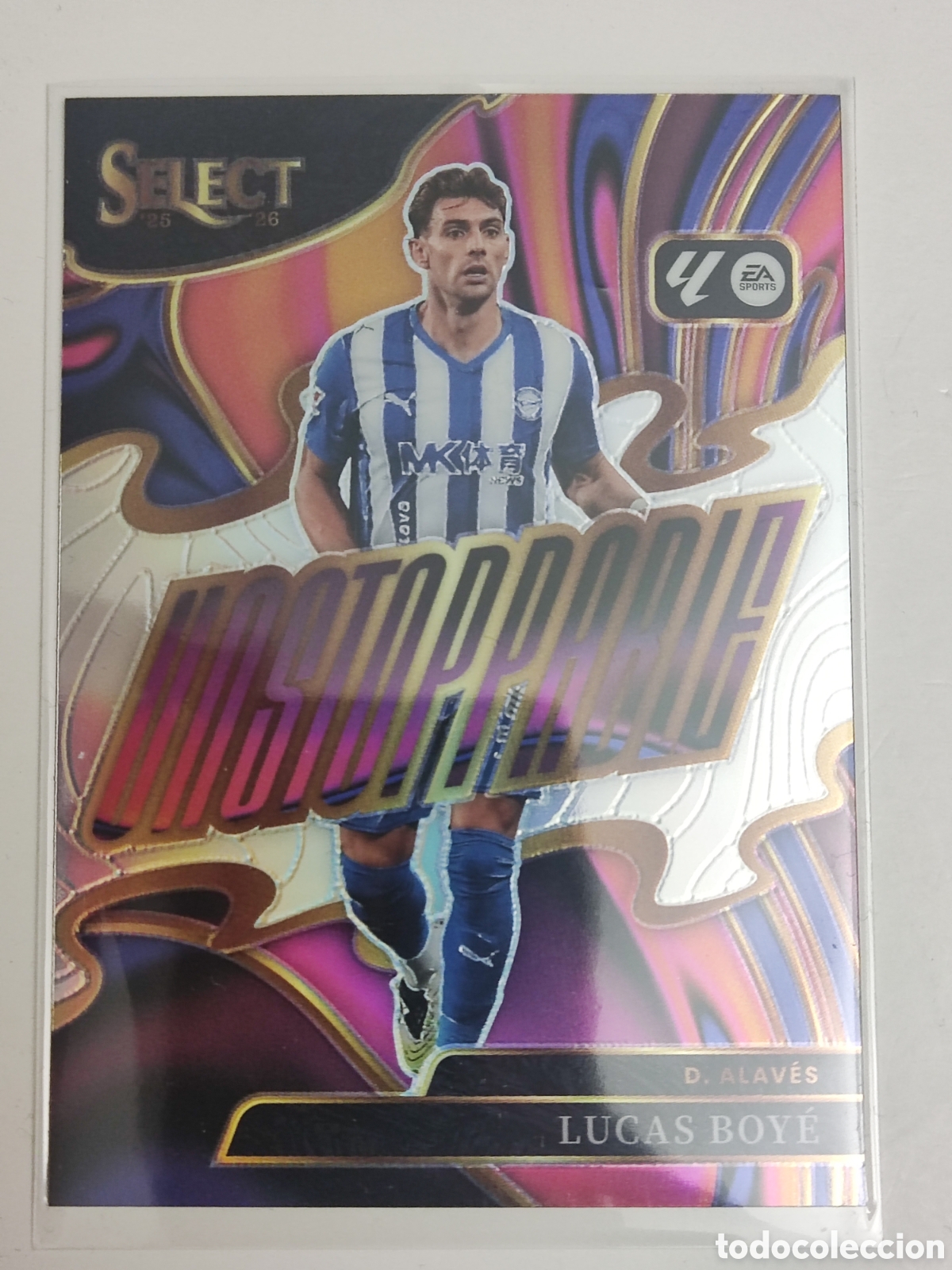 Cromos de F&uacute;tbol: Lucas Boye Unstoppable Panini Select La Liga 25 26
