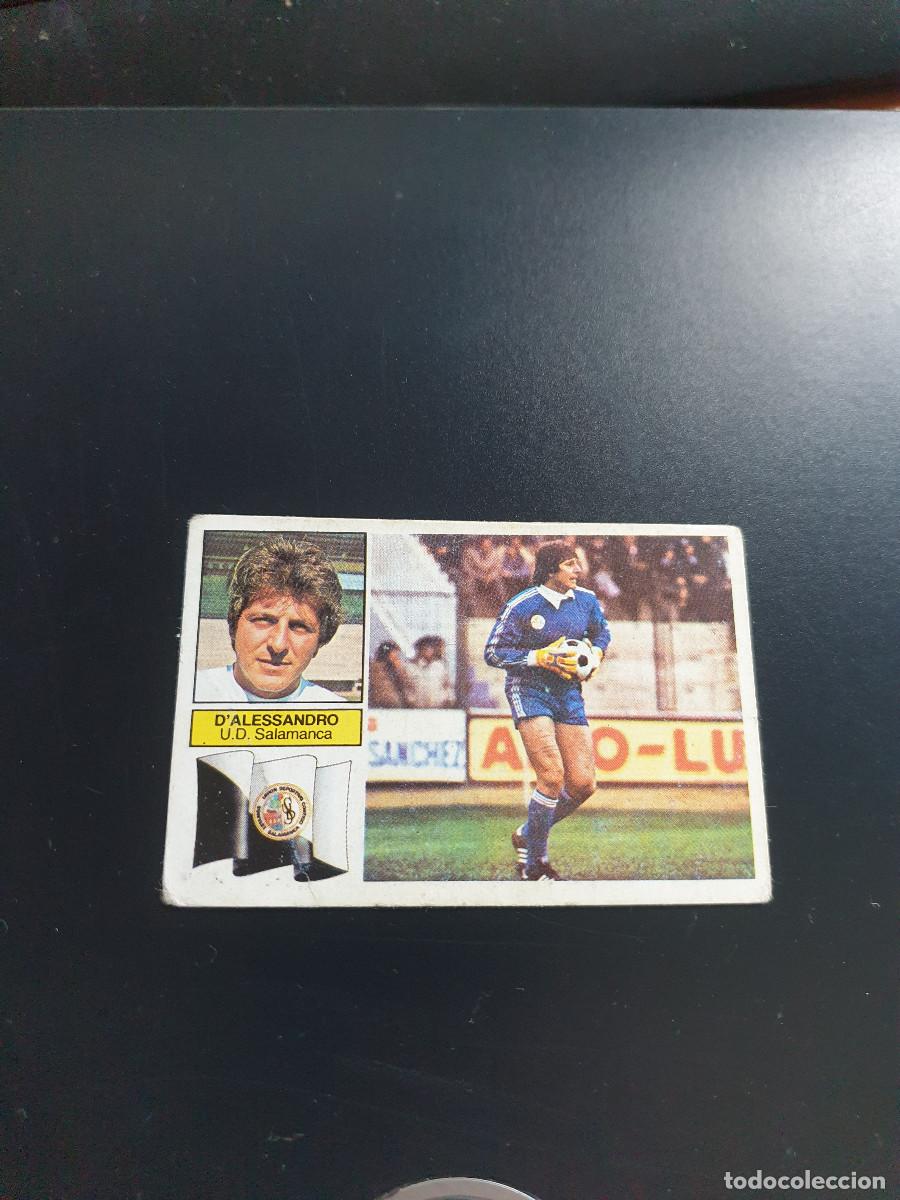 Cromos de F&uacute;tbol: D'ALESSANDRO. SALAMANCA. SIN PEGAR. ESTE 82/83,1982/83,1982/1983. PEDIDO MINIMO 3&euro;